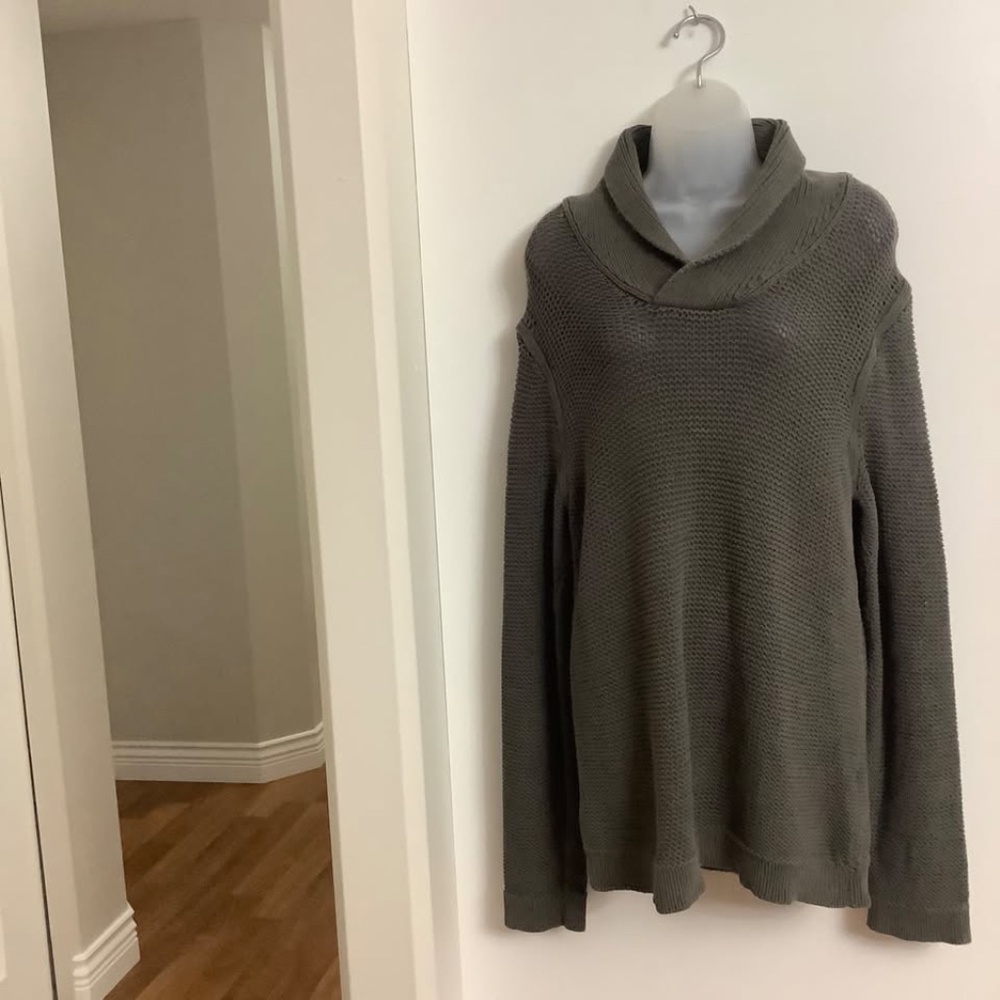 Rag & Bone Cotton Grey Sweater Sz Large